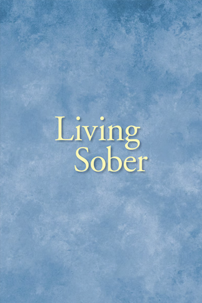 B-25 Living Sober (Large Print)