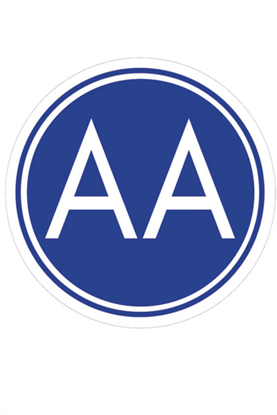 M-30 8.5" AA Meeting Sign