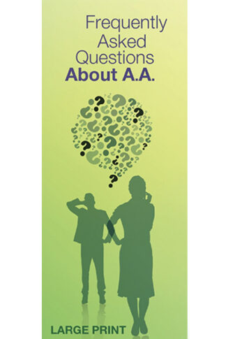 P-57 Frequently Asked Questions about A.A. - Large Print